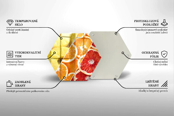 Chopping board Colorful fruits