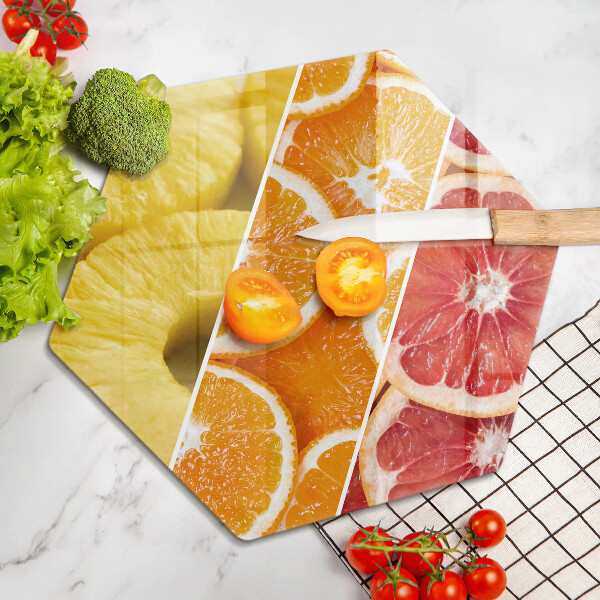 Chopping board Colorful fruits