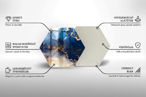 Chopping board Marble abstraction