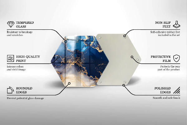 Chopping board Marble abstraction