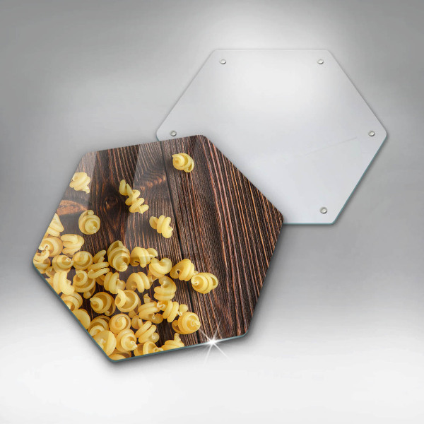 Chopping board Pasta on a table