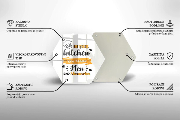 Chopping board In this kitchen we made messes and memories