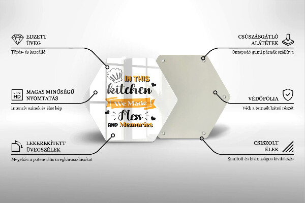 Chopping board In this kitchen we made messes and memories