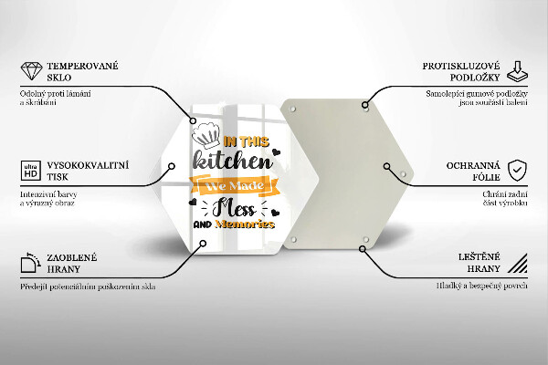 Chopping board In this kitchen we made messes and memories