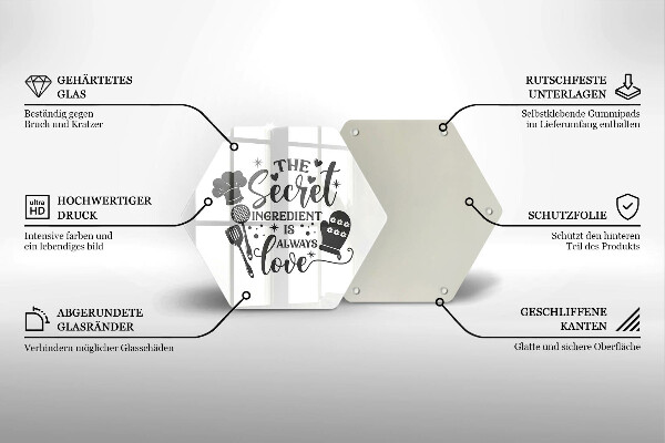 Chopping board Inscription, sentence