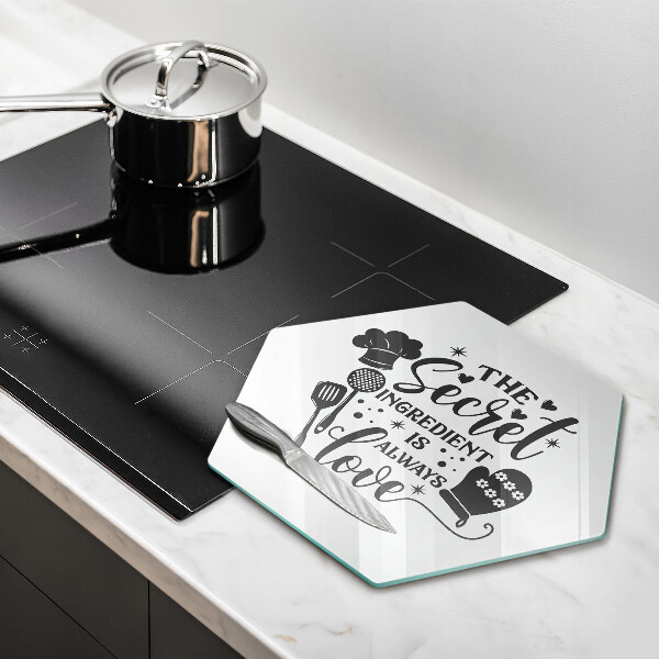 Chopping board Inscription, sentence