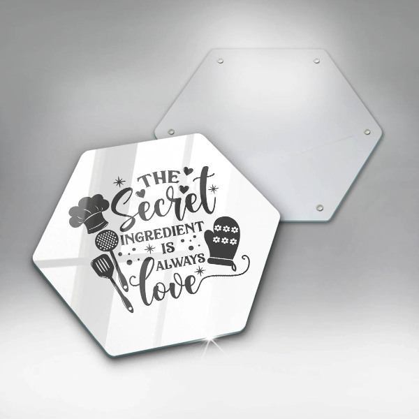 Chopping board Inscription, sentence