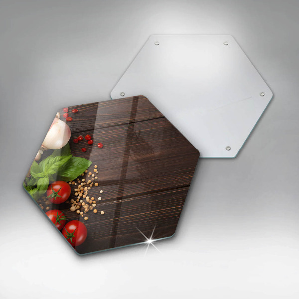 Chopping board Vegetables on the table