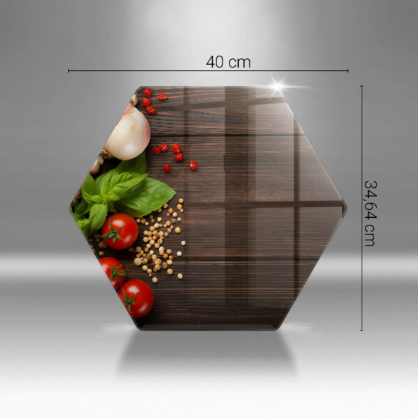 Chopping board Vegetables on the table