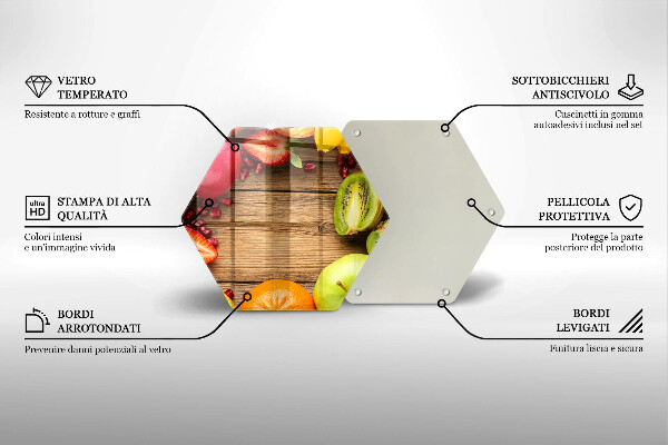 Chopping board Fresh fruit