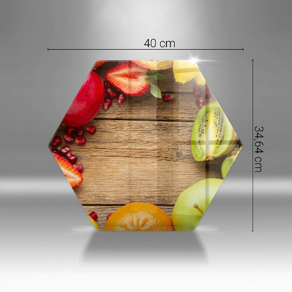 Chopping board Fresh fruit