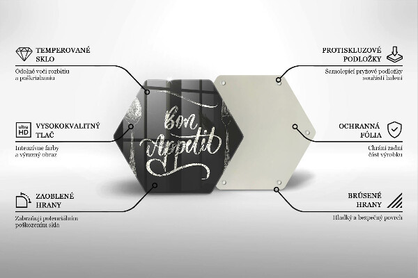 Chopping board The inscription Bon Appetit