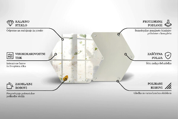 Chopping board Falling leaves