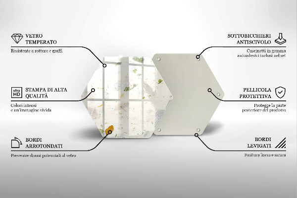 Chopping board Falling leaves