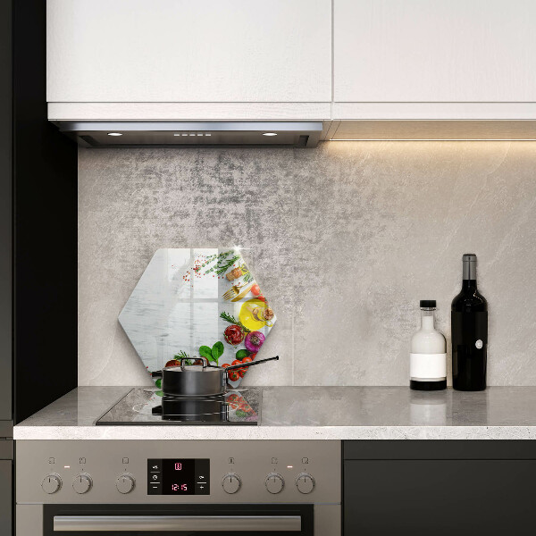 Chopping board Vegetables and spices