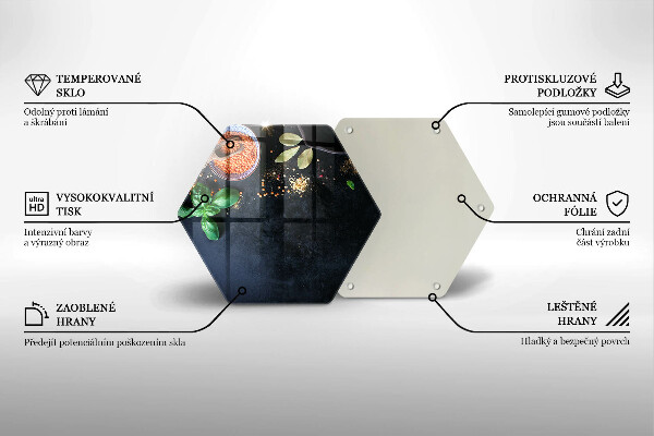 Chopping board Spices with spices