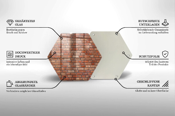 Chopping board Brick wall