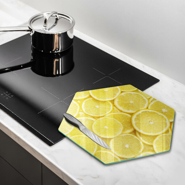 Glass worktop saver Lemon fruit