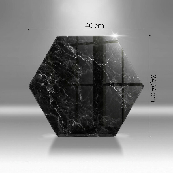 Glass worktop saver Elegant marble