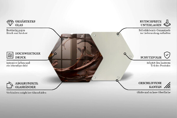 Chopping board Liquid chocolate