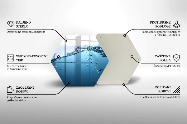 Chopping board Blue water