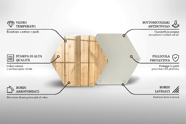 Chopping board Delicate wooden boards