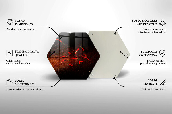 Chopping board Hot chili peppers
