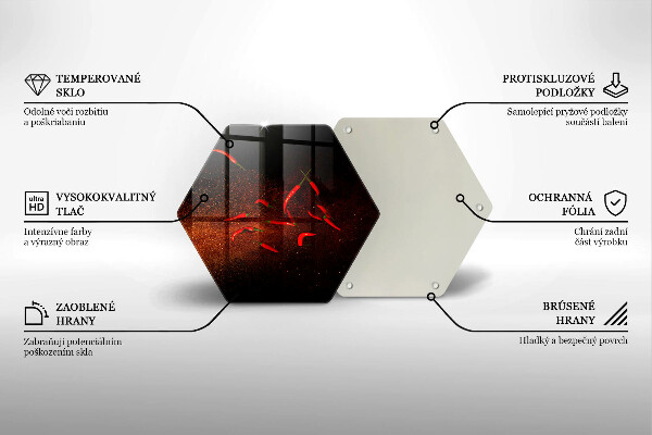 Chopping board Hot chili peppers