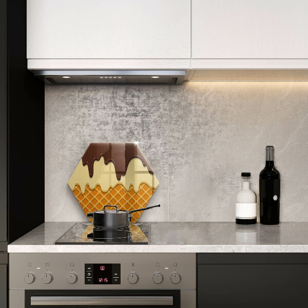 Chopping board Illustration of ice cream