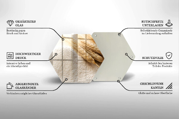 Chopping board Flour and cereals