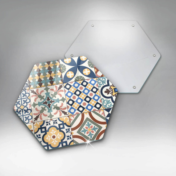 Chopping board glass Decorative tiles