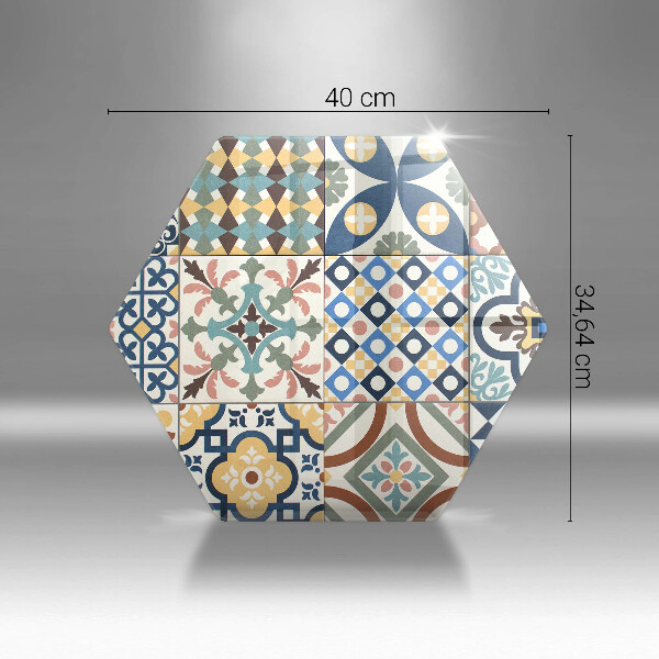 Chopping board glass Decorative tiles