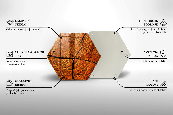 Chopping board Wood trunk structure