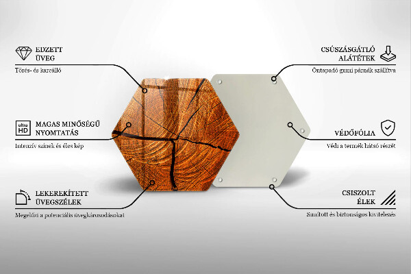 Chopping board Wood trunk structure