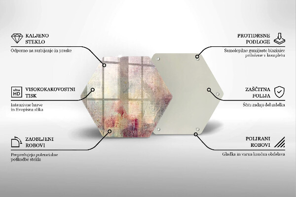 Glass chopping board Background of paint texture