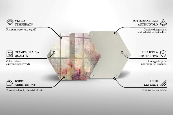 Glass chopping board Background of paint texture