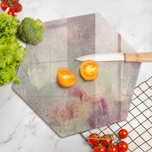 Glass chopping board Background of paint texture