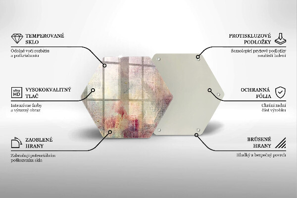 Glass chopping board Background of paint texture