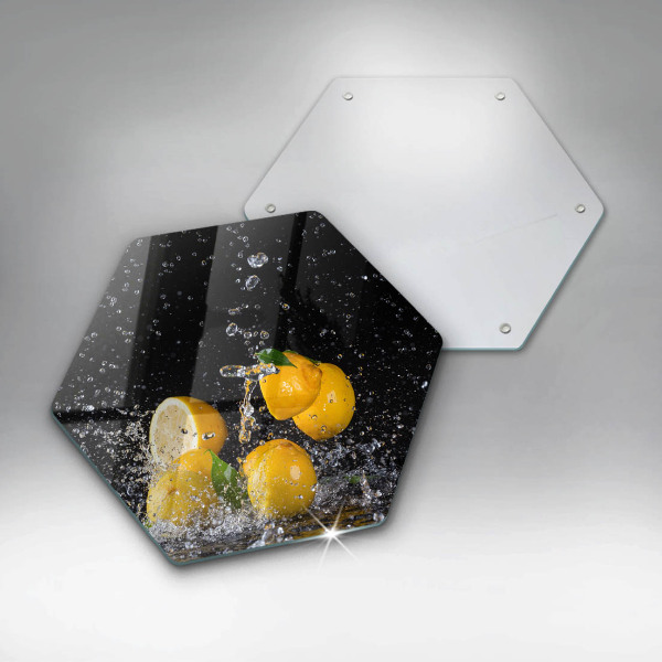 Chopping board Juicy lemon fruit