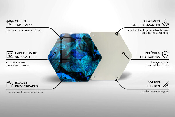 Chopping board Jungle vegetation leaves