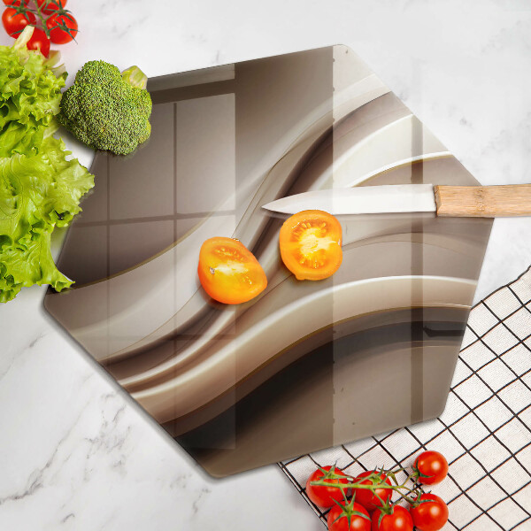 Chopping board Abstraction mild lines