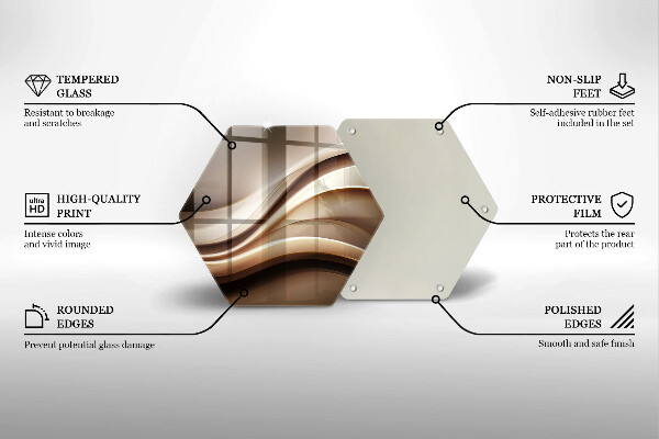 Chopping board Abstraction mild lines