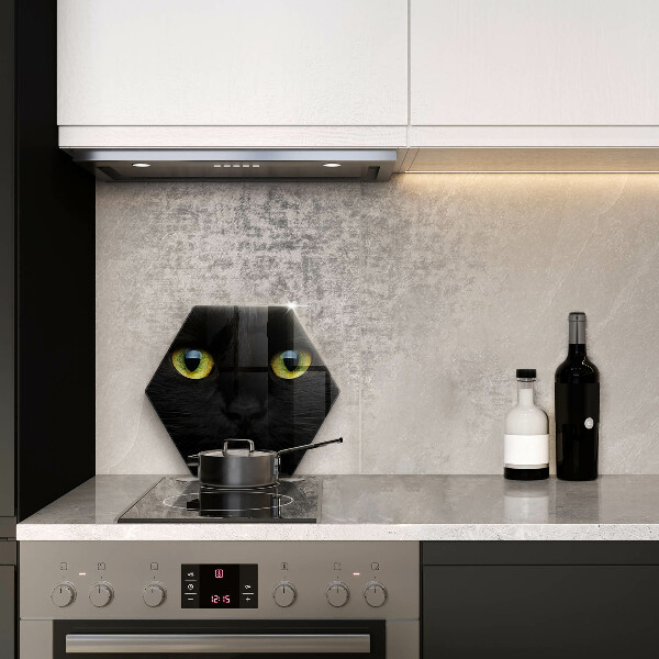 Chopping board glass Animal cat eyes