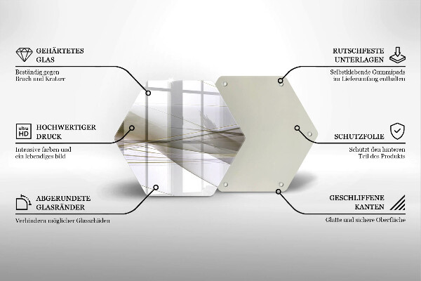 Chopping board Abstraction Design lines