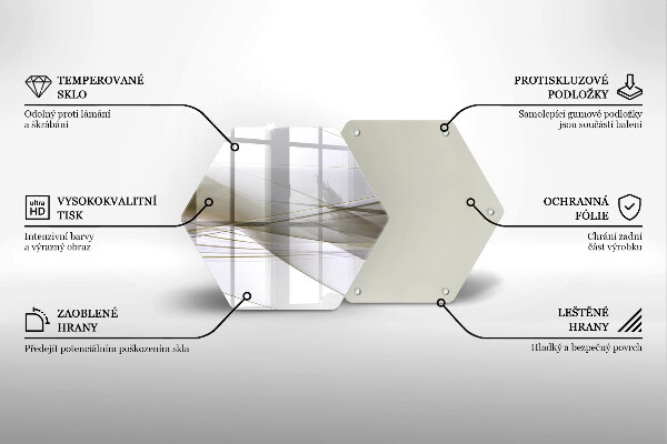 Chopping board Abstraction Design lines