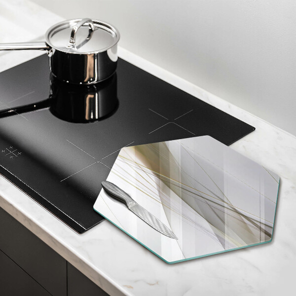 Chopping board Abstraction Design lines