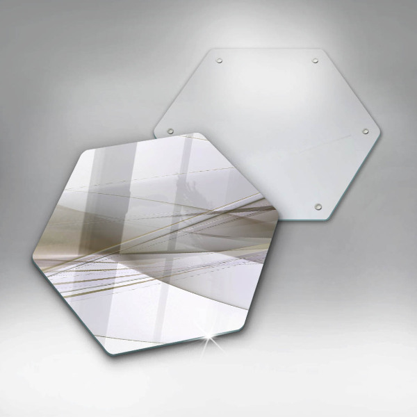 Chopping board Abstraction Design lines