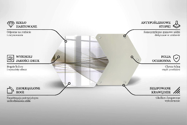 Chopping board Abstraction Design lines