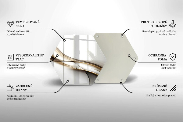 Chopping board Mild abstraction lines