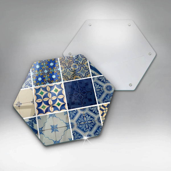 Chopping board glass Decorative tiles